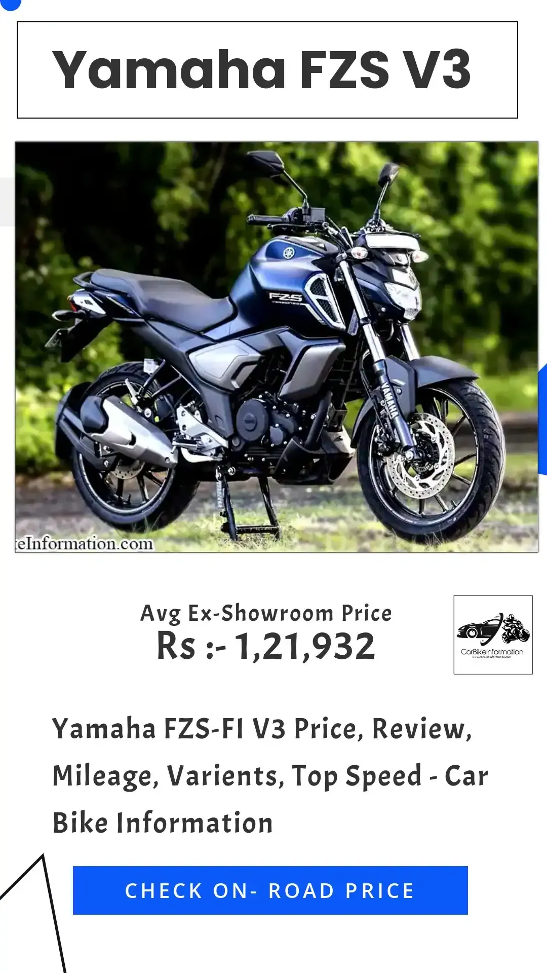 Yamaha FZS FI V3