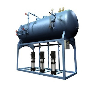 spray type feedwater deaerator for boiler