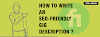 How to Write SEO-friendly Gig Description? | Lasani Hi Tech