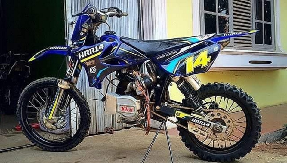 7 Modifikasi Motor Trail Cross Gestrek Bebek Modif Fizr 