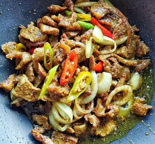 Resepi Daging Goreng Kunyit Kelantan Stail