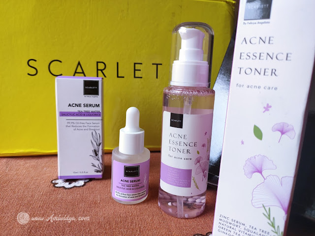 scarlett acne essence and serum