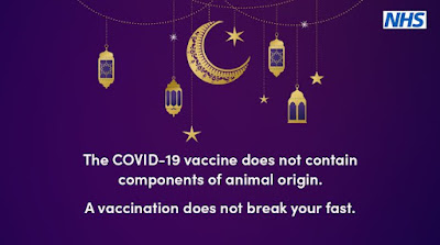 Vaccination does not break a fast Ramadan
