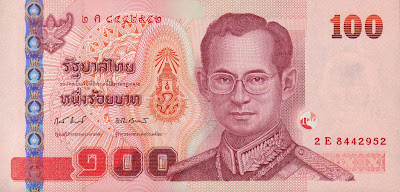100 Baht banknote