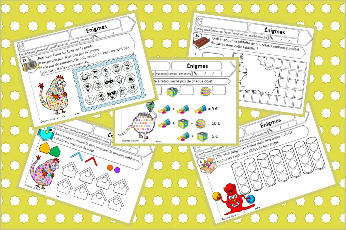 Ipotame Tame Enigmes De Mathematiques Cp Ce1