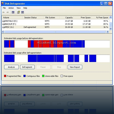 defrag your hard drive