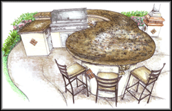 outdoor kitchen plans