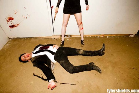 lindsay lohan vampire tyler shields. Lindsay Lohan poses as a