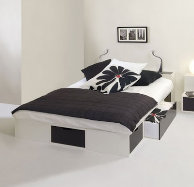 black and white modern bedroom designs