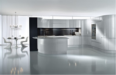 cocina blanco y negro