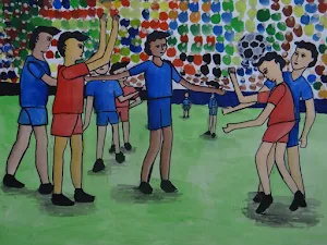 Playing Football