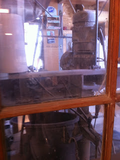 Milling equipment in the 200 year old Arva flour mill.