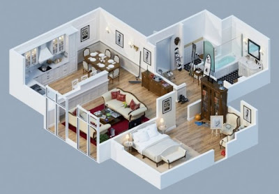 Image 1 Floor Plan Houses Minimalist