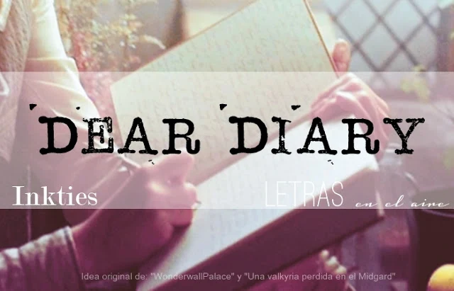 Cartel para reto "Dear diary"