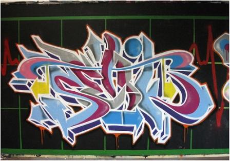 CAUSED rigid is not going to be find in this graffiti alphabets