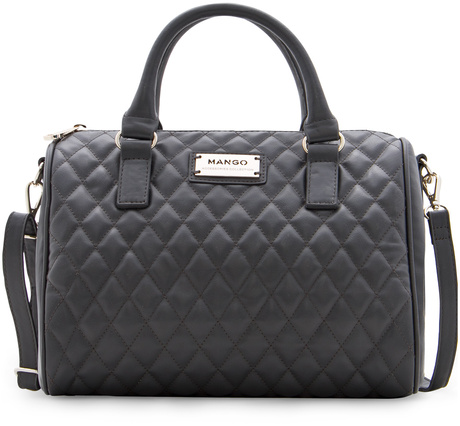 124 MANGO Quilted Bowling Bag