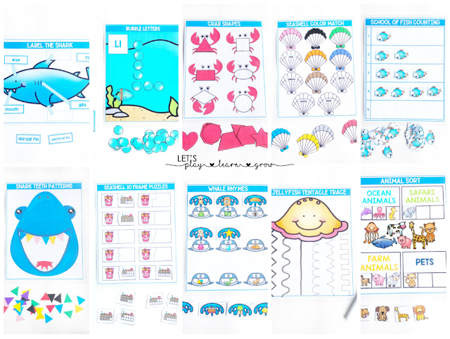 Ocean Activity Binder Activities