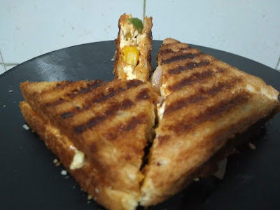 veg. grill peri peri sandwich recipe