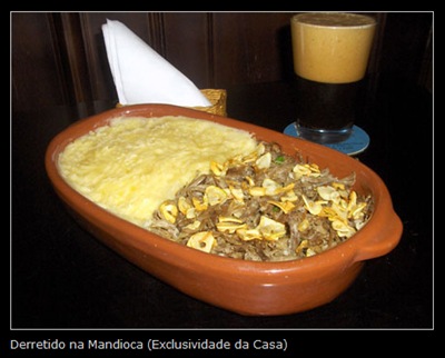 Derretido na mandioca