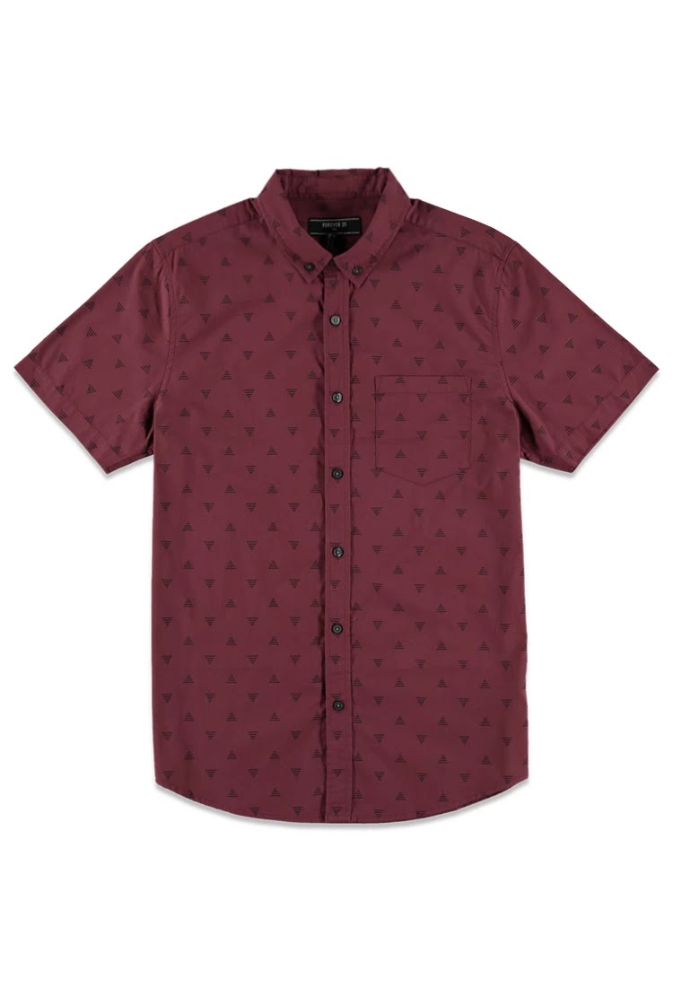 Forever 21 burgundy shirt