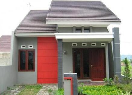 Desain rumah minimalis modern 1 lantai type 45