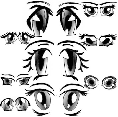 Anime eyes step by step