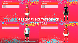  PES 2017 | New Mega TattoPack 2023