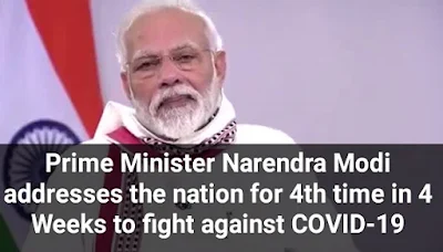 Prime Minister Narendra Modi addresses the nation for 4th time in 4 Weeks to fight against COVID-19