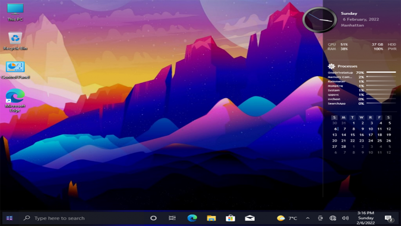  Windows 10 Black Edition 