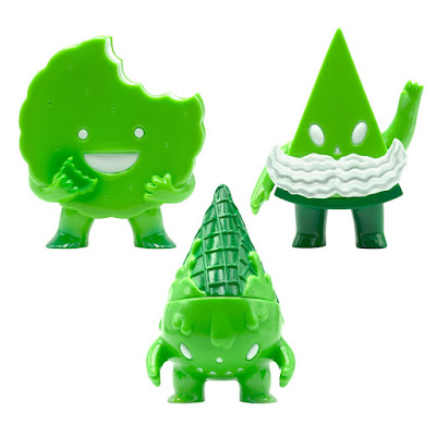 Green Foster, Pie Guy & Milton Vinyl Figures by Super7