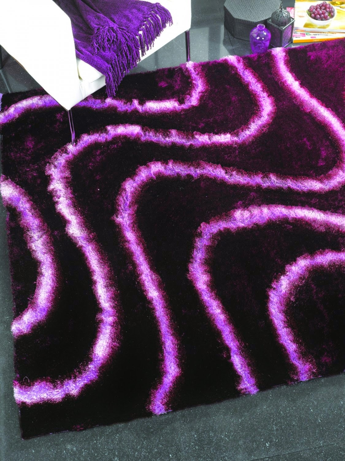 Splendour Deluxe & Navision Splendour Deluxe Dolce Purple Rug 