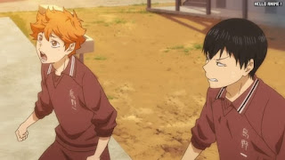 ハイキュー!! アニメ 第1期2話 影山飛雄 日向翔陽 Hinata Kageyama | HAIKYU!! Episode 2