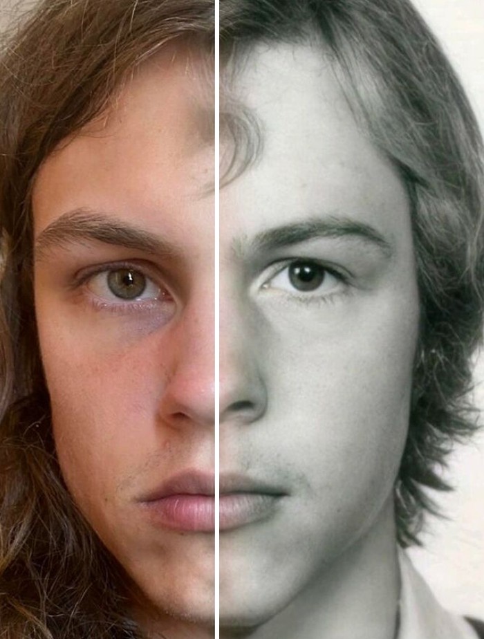 23 Photos that show the incredible power of genetics, Family DNA, Faces are repeat in different Generations, The power of genetics