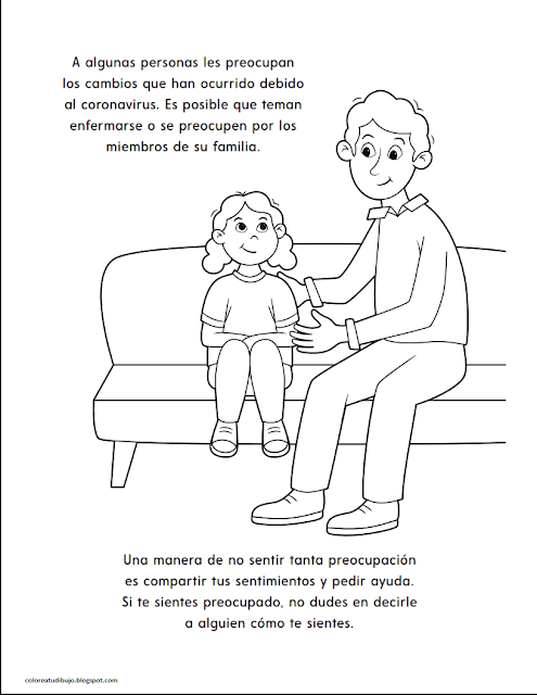 Coronavirus para colorear