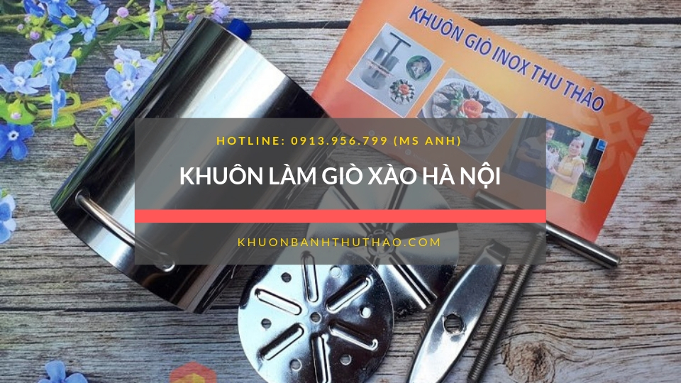 Khuôn làm giò xào Hà Nội