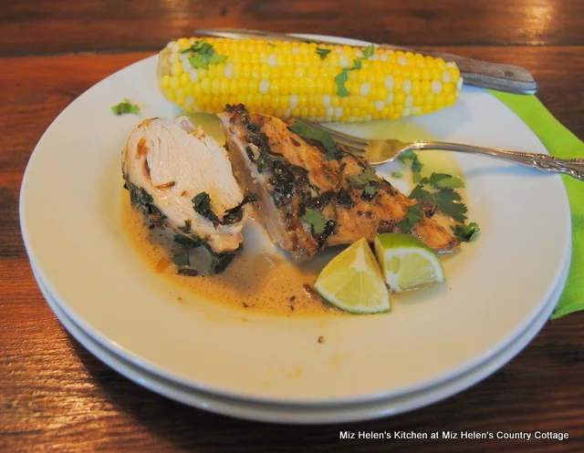 Creamy Cilantro Lime Chicken at Miz Helen's Country Cottage