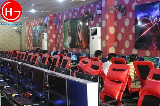Thiết kế phòng game net đẹp trọn gói tại Nghệ An