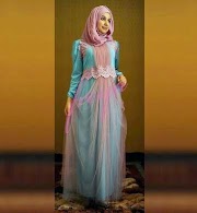 Gaya Terbaru 32+ Gaun Pesta Muslim Modern, Warna Jilbab