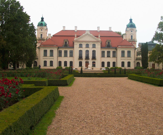 ogród, Muzeum Zamoyskich w Kozłówce, tył