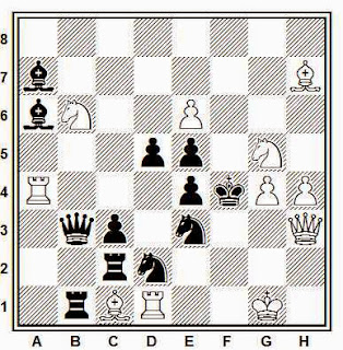 Problema de mate en 2 compuesto por E. Puig Ambrós (Torneo temático español, 1945-46)