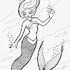 Coloring Book Pages Mermaid : Mermaid Coloring Pages 3 | Coloring Pages To Print - Ariels daughter shock little mermaid sa53b.