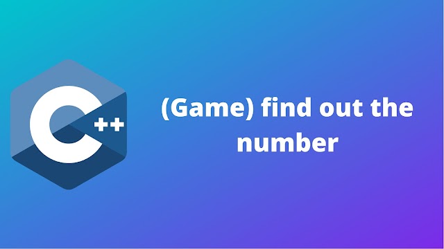 C++ game to find out number