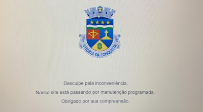 Vitória da Conquista: Justiça notifica prefeitura por propaganda antecipada e site é retirado do ar