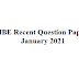 AIBE Recent Question Paper 24 January 2021 