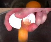 Cracking Eggs…with one hand tied behind our backs!