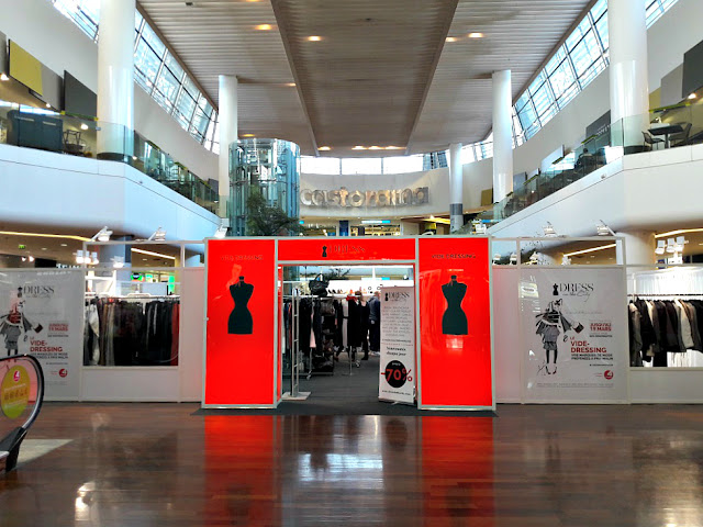 Dress in the City vide dressing shopping occasion centre commercial les 4 temps la défense