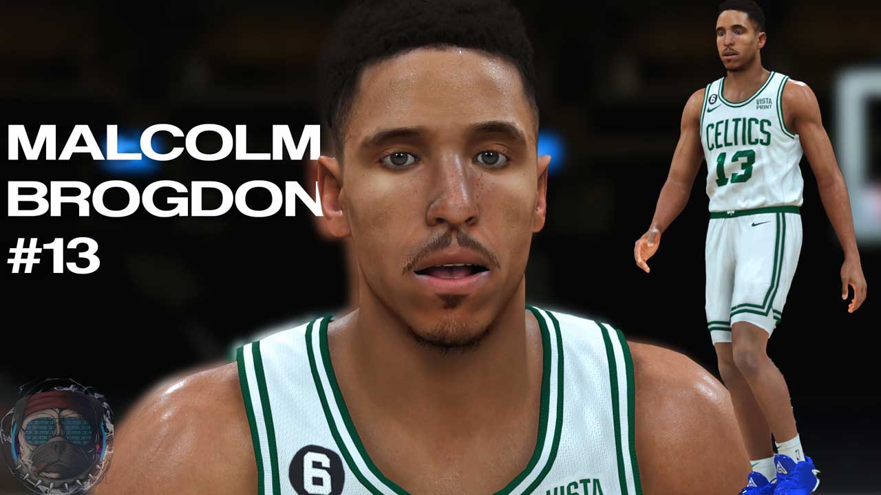 NBA 2K23 Malcolm Brogdon Cyberface