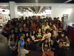 Galera! Deu umas 50 pessoas, recorde de público! *--*