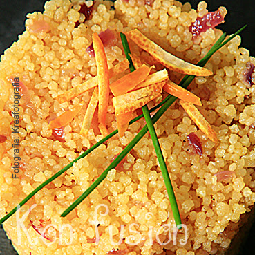 cous-cous aromatico naranja