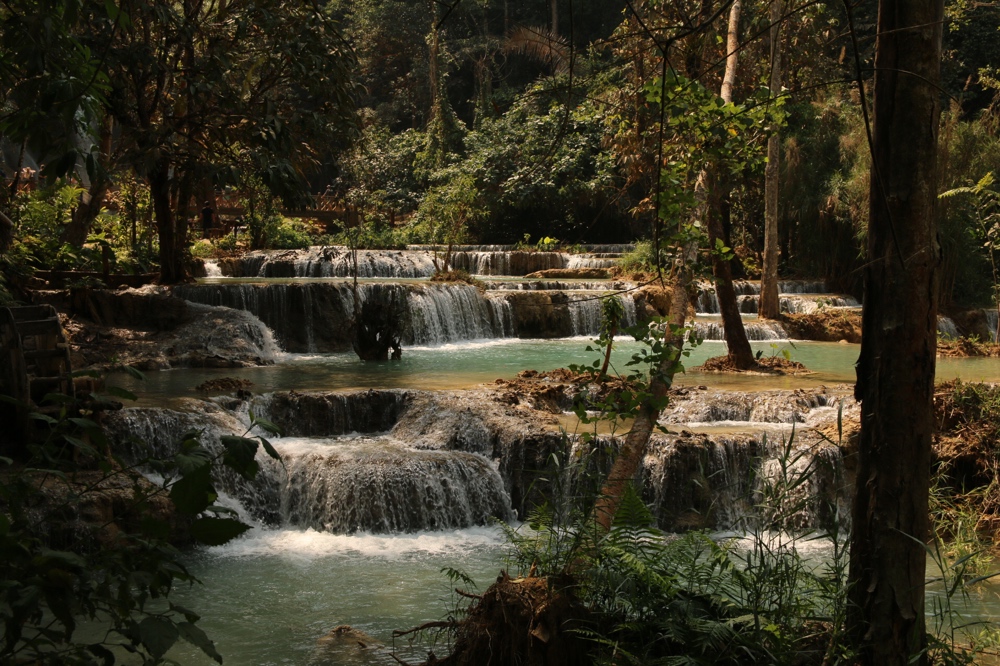 Kuangsi waterfalls